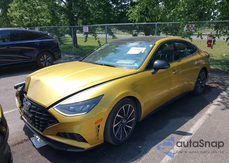 2020 Hyundai Sonata Sel Plus from USA, damaged, VIN 5NPEJ4J23LH019286